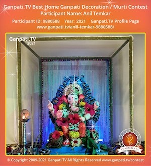 Anil Temkar Home Ganpati Picture